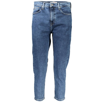 Tommy Hilfiger Blue Cotton Women's Slim-Fit Jean