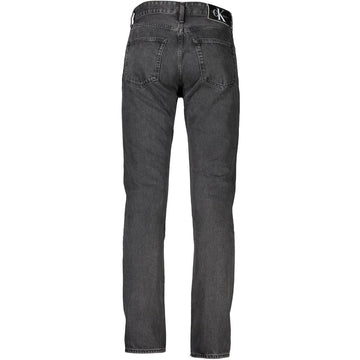 Calvin Klein Gray Cotton Men Jeans