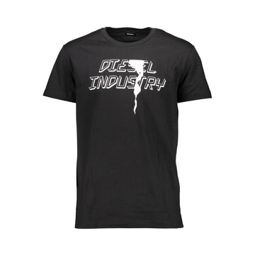 Diesel Black Cotton T-Shirt