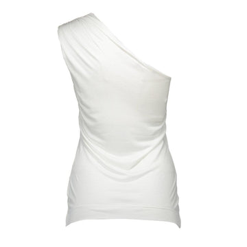 Love Moschino White Elastane Tops & T-Shirt