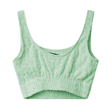 Hinnominate Green Cotton Tops & T-Shirt