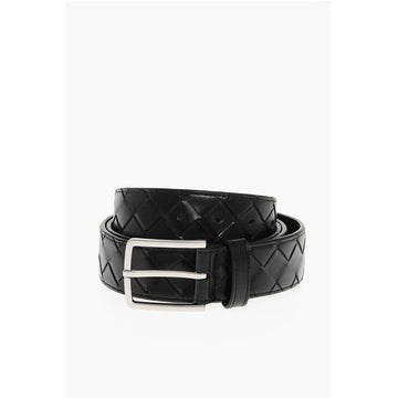Bottega Veneta Woven Leather Belt 35mm