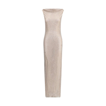 Self-Portrait Rhinestone maxi Dress