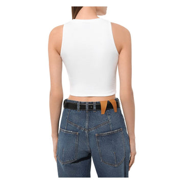 Comme Des Fuckdown White Cotton Tops & T-Shirt