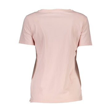 Guess Jeans Pink Cotton Tops & T-Shirt