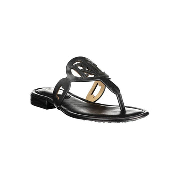 Ralph Lauren Black Leather Sandal