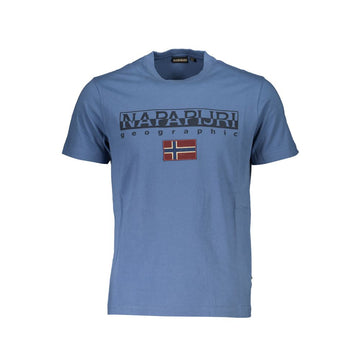 Napapijri Blue Cotton T-Shirt