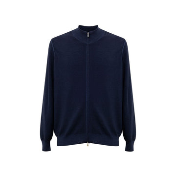 Gran Sasso Blue Wool T-Shirt