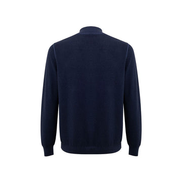 Gran Sasso Blue Wool T-Shirt