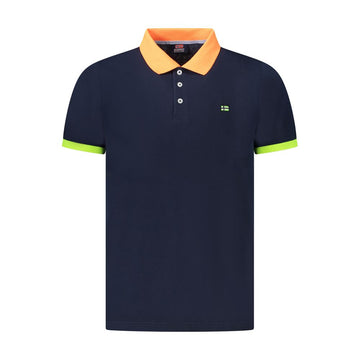 Norway 1963 Blue Cotton Men Polo Shirt