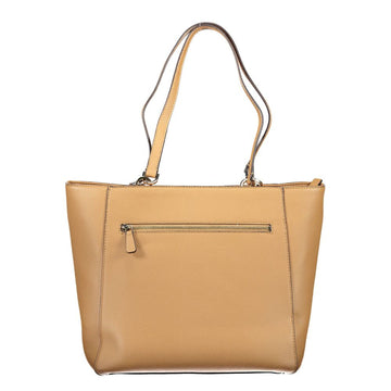 Guess Jeans Brown Polyethylene Handbag
