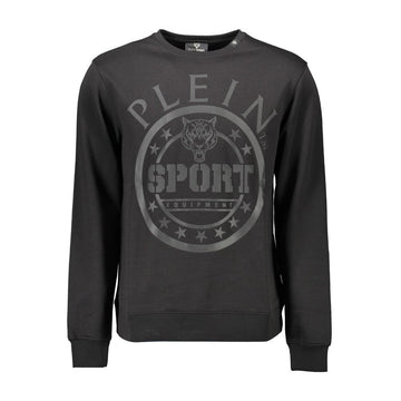 Plein Sport Black Cotton Sweater