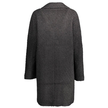 Desigual Black Polyester Jackets & Coat