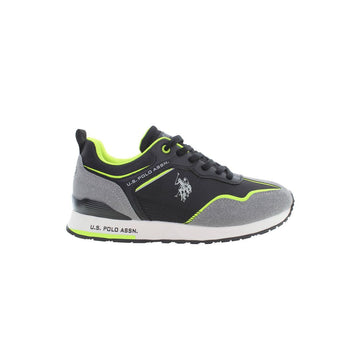 U.S. POLO ASSN. Black Polyester Sneaker