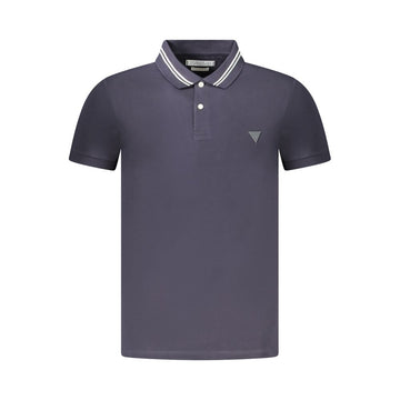 Guess Jeans Blue Cotton Polo Shirt