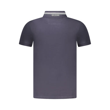 Guess Jeans Blue Cotton Polo Shirt