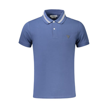 Guess Jeans Blue Cotton Polo Shirt