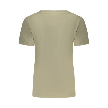 Guess Jeans Green Cotton Tops & T-Shirt