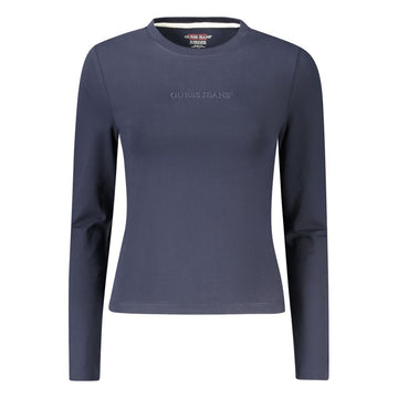 Guess Jeans Blue Cotton Tops & T-Shirt