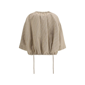 Fendi Oversize chambray Jacket