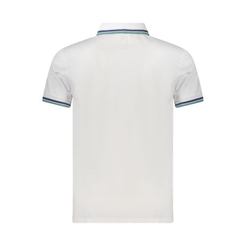 Guess Jeans White Cotton Men Polo Shirt