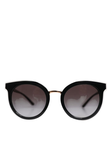 Dolce & Gabbana Black Transparent Trim Round DG4371-F Eyewear Sunglasses
