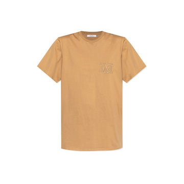 Max Mara Mango logo-embroidered T-shirt