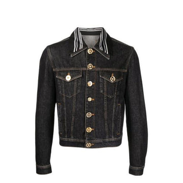 Versace Medusa Motif Denim Jacket