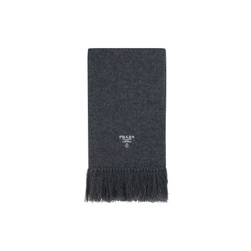 Prada Cashmere Logo Scarf