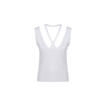 MM6 Maison Margiela Ribbed Cotton Top