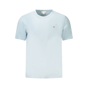 Calvin Klein Blue Cotton Men T-Shirt