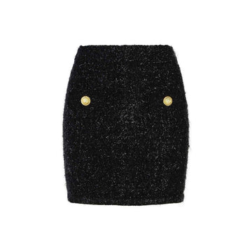 Balmain Tweed Mini Skirt
