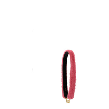 Prada Pink Fur Shoulder Bags