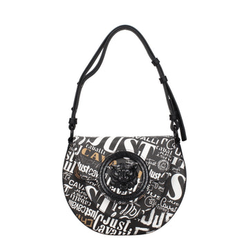 Just Cavalli Black Polyester Shoulder Bags