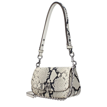 Tory Burch White Leather Shoulder Bags