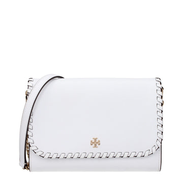 Tory Burch White Leather Clutch Bags