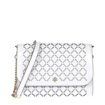 Tory Burch White Leather Clutch Bags