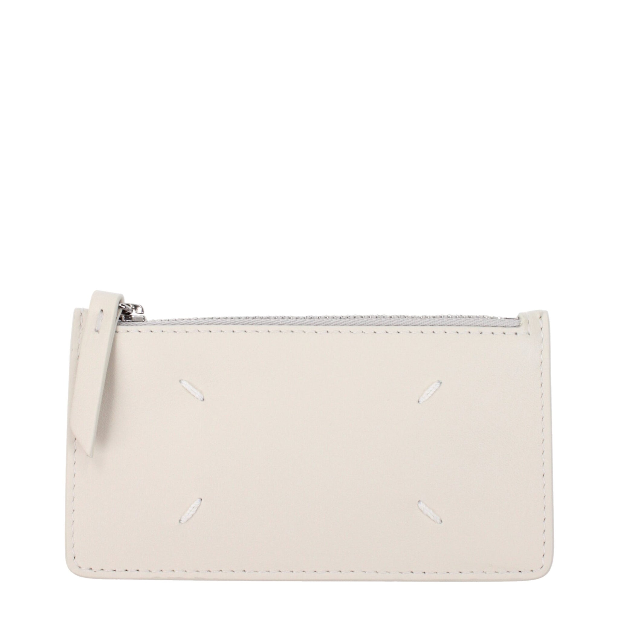 Maison Margiela Beige Leather Wallets