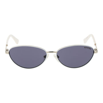 Guess White Unisex Sunglasses