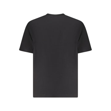 Guess Jeans Black Cotton Men T-Shirt