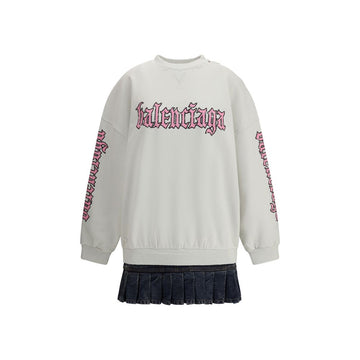 Balenciaga Sweatshirt Dress with logo