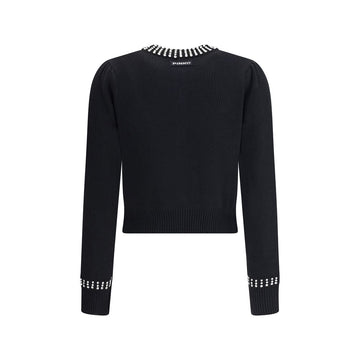PINKO Rhinestone Cardigan