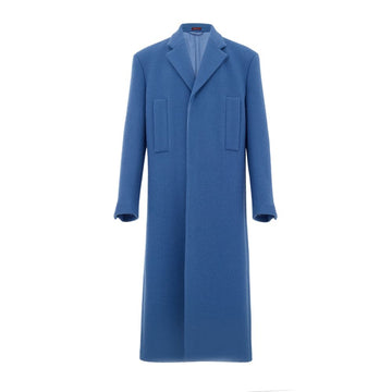 Gucci Blue Wool Coat
