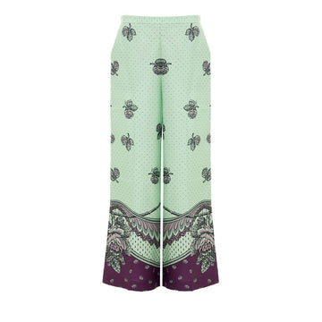 Gucci Green Silk Pant