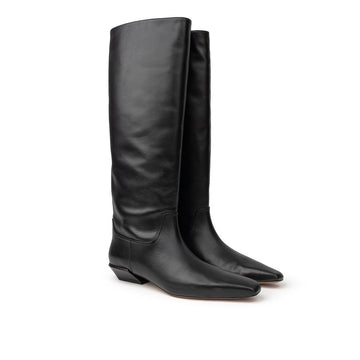 Paris Texas Black Leather Boot