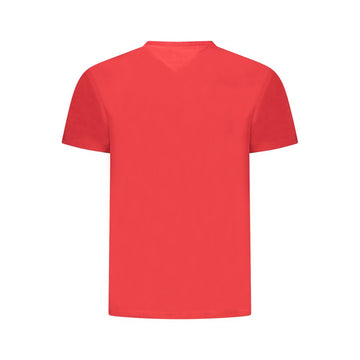 Tommy Hilfiger Red Cotton Men T-Shirt