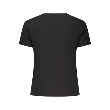 Tommy Hilfiger Black Cotton Women T-Shirt