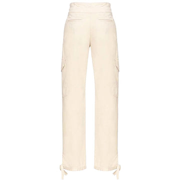 PINKO White Cotton Women Pant