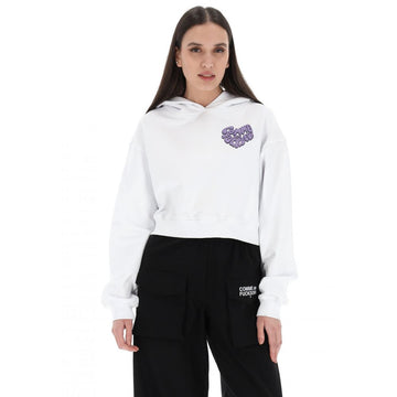 Comme Des Fuckdown White Cotton Sweater