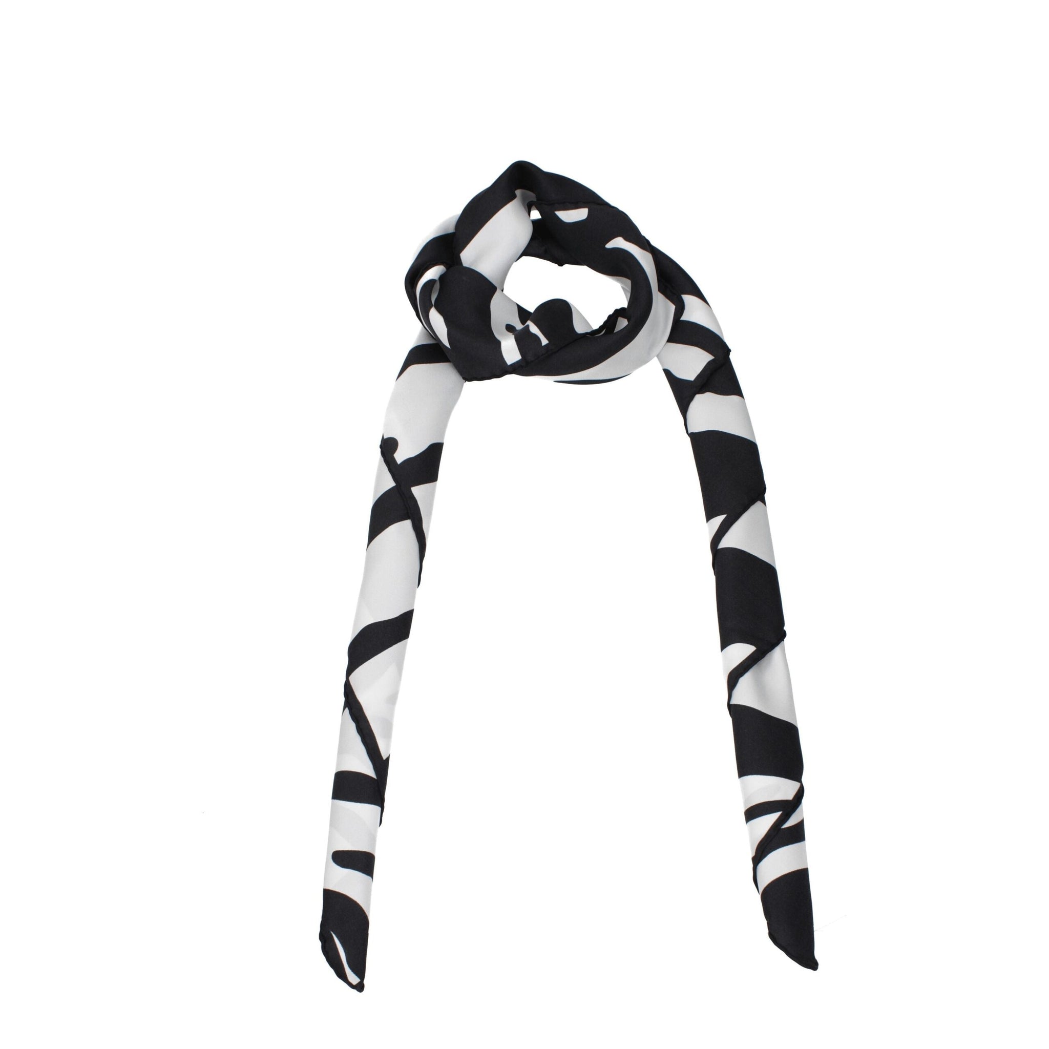 Dolce & Gabbana Black Silk Foulards